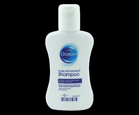 Oilatum Scalp Anti-Dandruff Shampoo packaging which is available to order online from NowPatient with next day delivery