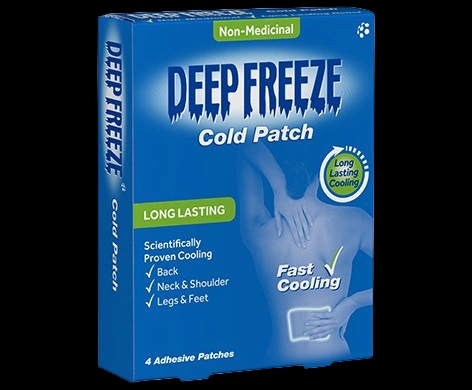 Deep Freeze Cold Patch packaging which is available to order online from NowPatient with next day delivery