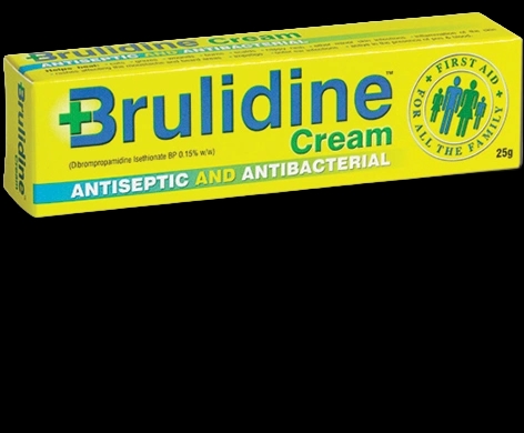 Brulidine Cream packaging which is available to order online from NowPatient with next day delivery