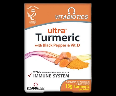 Ultra Turmeric packaging which is available to order online from NowPatient with next day delivery
