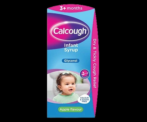 CalCough Infant Syrup packaging which is available to order online from NowPatient with next day delivery