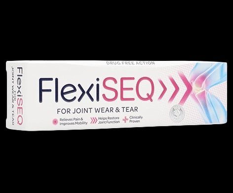 Flexiseq Joint Wear and Tear packaging which is available to order online from NowPatient with next day delivery