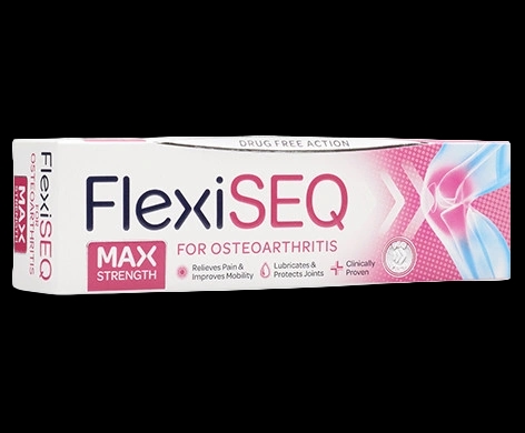 Flexiseq Max Strength packaging which is available to order online from NowPatient with next day delivery