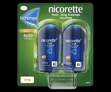 Nicorette Fruit 2mg Lozenge