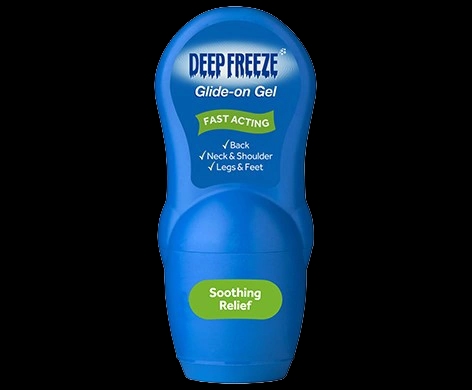 Deep Freeze Glide-on Gel packaging which is available to order online from NowPatient with next day delivery