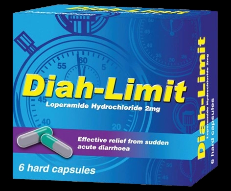 Diah-Limit packaging which is available to order online from NowPatient with next day delivery
