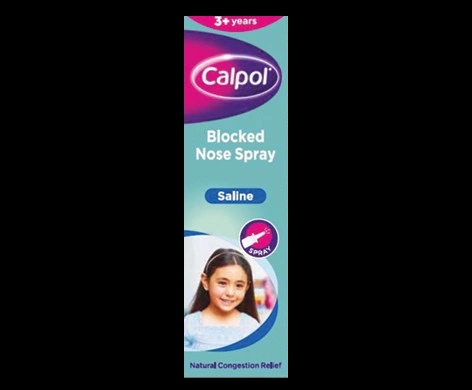 Calpol Blocked Nose Spray packaging which is available to order online from NowPatient with next day delivery