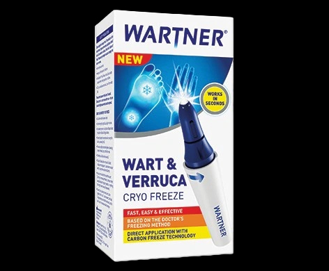 Wartner Wart & Verruca Cryo Freeze packaging which is available to order online from NowPatient with next day delivery