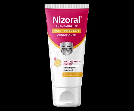 Nizoral Daily Prevent Conditioner packaging which is available to order online from NowPatient with next day delivery
