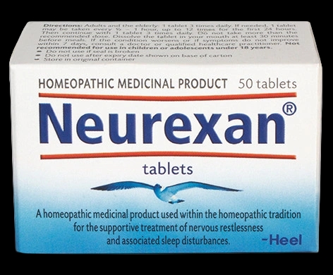 Neurexan Tablets packaging which is available to order online from NowPatient with next day delivery