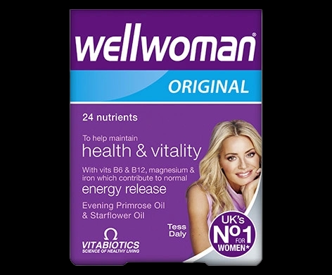 Wellwoman Original packaging which is available to order online from NowPatient with next day delivery