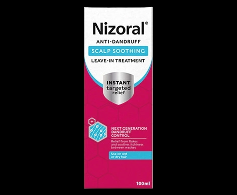 Nizoral Scalp Soothing Leave-In Treatment packaging which is available to order online from NowPatient with next day delivery