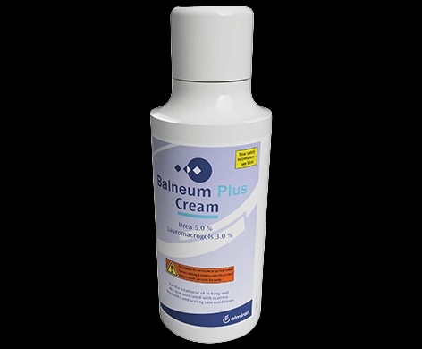 Balneum Plus Cream packaging which is available to order online from NowPatient with next day delivery