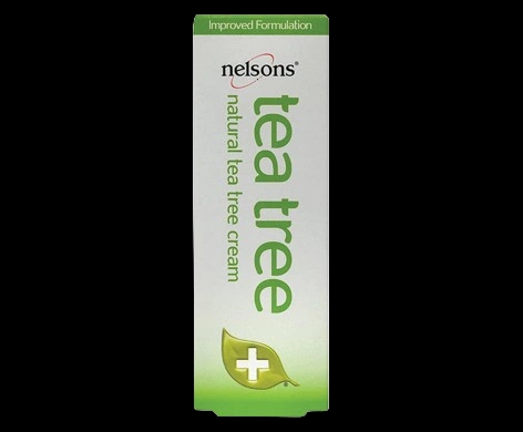 Nelsons Tea Tree Cream packaging which is available to order online from NowPatient with next day delivery