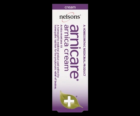 Nelsons Arnicare Arnica Cream packaging which is available to order online from NowPatient with next day delivery