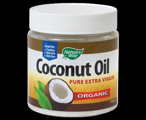 Nature’s Way Pure Extra Virgin Organic Coconut Oil packaging which is available to order online from NowPatient with next day delivery
