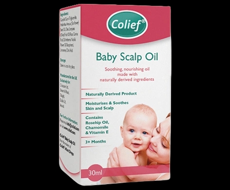 Colief Baby Scalp Oil packaging which is available to order online from NowPatient with next day delivery