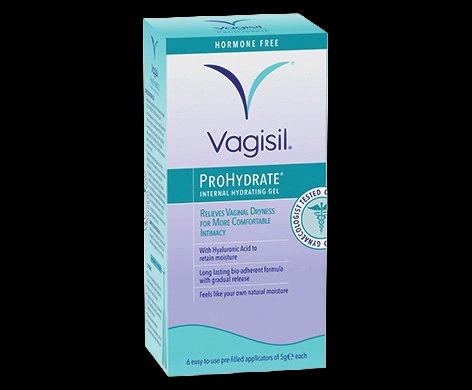 Vagisil ProHydrate Internal Hydrating Gel packaging which is available to order online from NowPatient with next day delivery