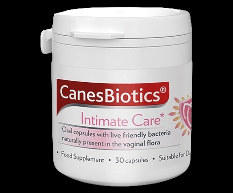 Canesbiotics Oral Capsules packaging which is available to order online from NowPatient with next day delivery