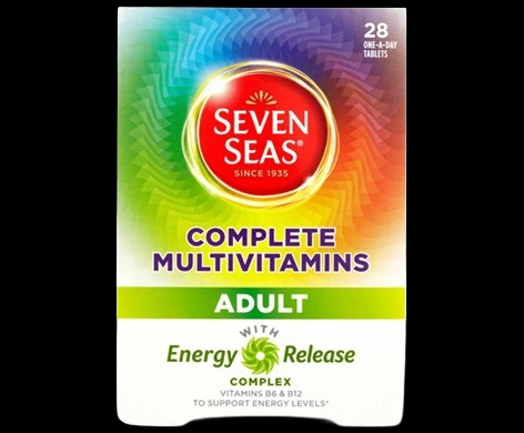 Seven Seas Complete Multivitamins Adult packaging which is available to order online from NowPatient with next day delivery