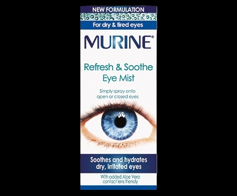 Murine Refresh & Soothe Eye Mist packaging which is available to order online from NowPatient with next day delivery