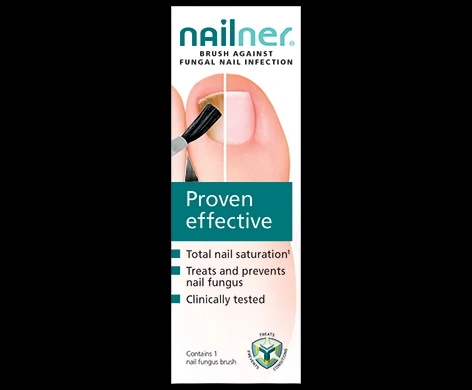 Nailner Brush packaging which is available to order online from NowPatient with next day delivery