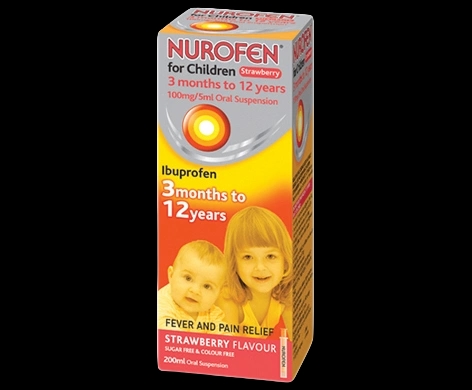 Nurofen for Children packaging which is available to order online from NowPatient with next day delivery
