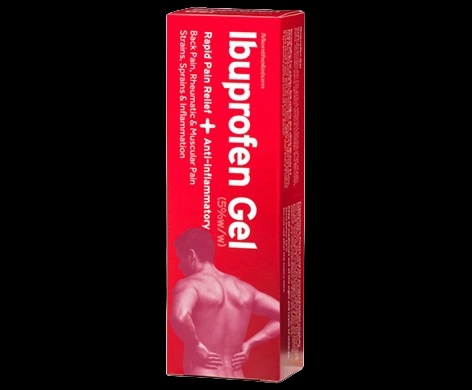 Mentholatum Ibuprofen Gel packaging which is available to order online from NowPatient with next day delivery