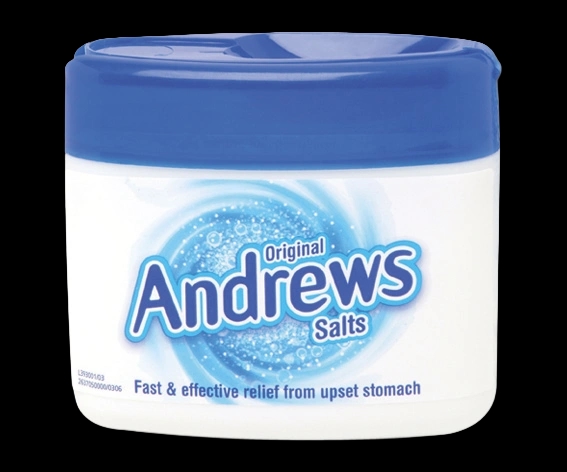 Original Andrews Salts packaging which is available to order online from NowPatient with next day delivery