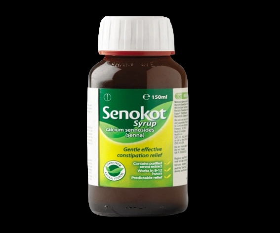 Senokot 7.5mg/5ml Syrup packaging which is available to order online from NowPatient with next day delivery
