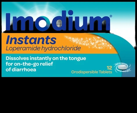 Imodium Instants packaging which is available to order online from NowPatient with next day delivery