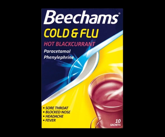 Beechams Cold & Flu Hot Blackcurrant