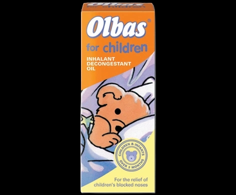 Olbas for Children packaging which is available to order online from NowPatient with next day delivery