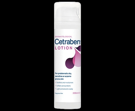 Cetraben Lotion packaging which is available to order online from NowPatient with next day delivery