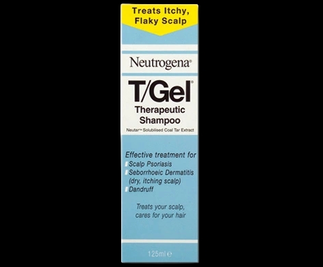 Neutrogena T/Gel Therapeutic Shampoo packaging which is available to order online from NowPatient with next day delivery