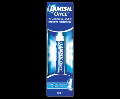 Lamisil Once packaging which is available to order online from NowPatient with next day delivery
