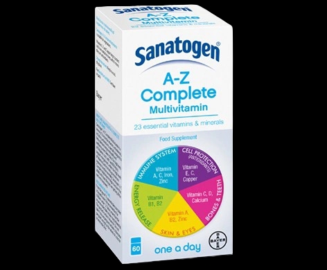 Sanatogen A-Z Complete packaging which is available to order online from NowPatient with next day delivery