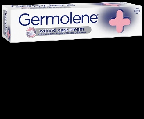 Germolene Wound Care Cream packaging which is available to order online from NowPatient with next day delivery