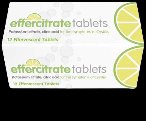Effercitrate Tablets packaging which is available to order online from NowPatient with next day delivery