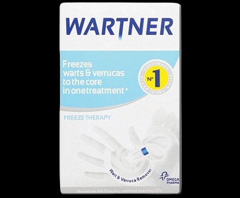 Wartner Wart and Verruca Remover packaging which is available to order online from NowPatient with next day delivery