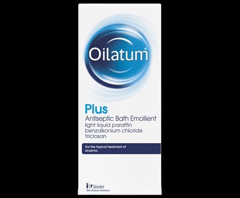 Oilatum Plus packaging which is available to order online from NowPatient with next day delivery