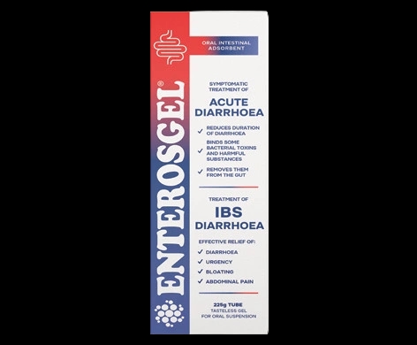 Enterosgel 225g packaging which is available to order online from NowPatient with next day delivery
