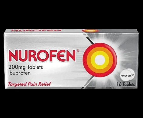 Nurofen 200mg Tablets packaging which is available to order online from NowPatient with next day delivery
