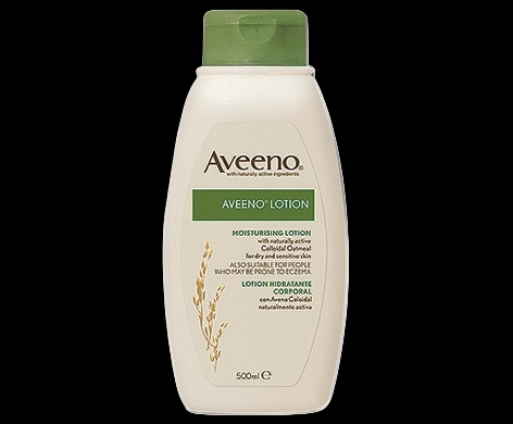 Aveeno Lotion packaging which is available to order online from NowPatient with next day delivery