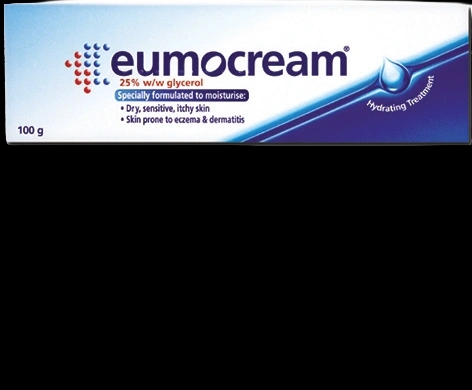 Eumocream 25%w/w packaging which is available to order online from NowPatient with next day delivery