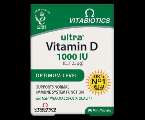 Ultra Vitamin D packaging which is available to order online from NowPatient with next day delivery