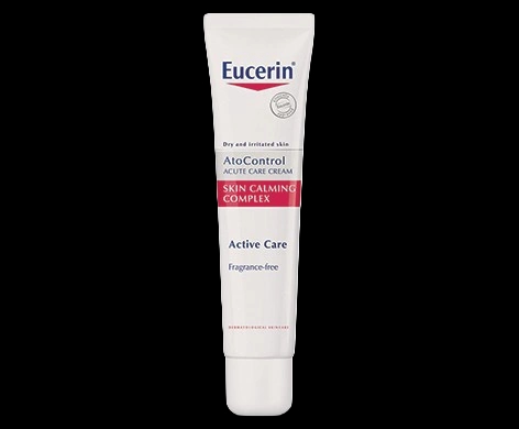 Eucerin AtoControl Acute Care Cream packaging which is available to order online from NowPatient with next day delivery