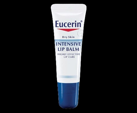 Eucerin Intensive Lip Balm packaging which is available to order online from NowPatient with next day delivery
