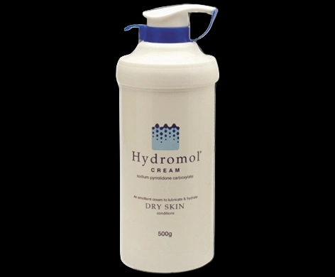 Hydromol Cream packaging which is available to order online from NowPatient with next day delivery