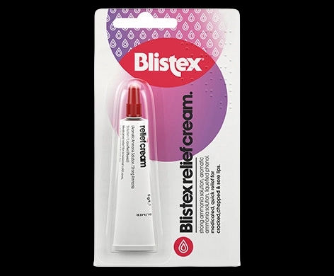 Blistex Relief Cream packaging which is available to order online from NowPatient with next day delivery